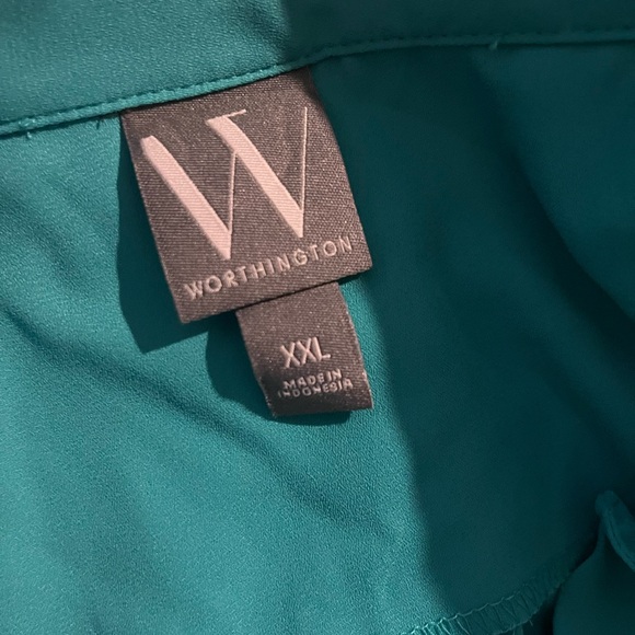 NWT $100 worthington 2XL pleated dress 648 - Picture 7 of 7